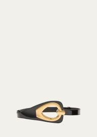 TOM FORD Cut-Out Leather Brass Belt at Bergdorf Goodman